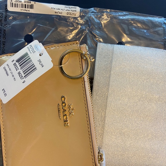 SASOM | bags Coach Key Case Leather Coin Purse Key Pouch  New Coach Key Pouch